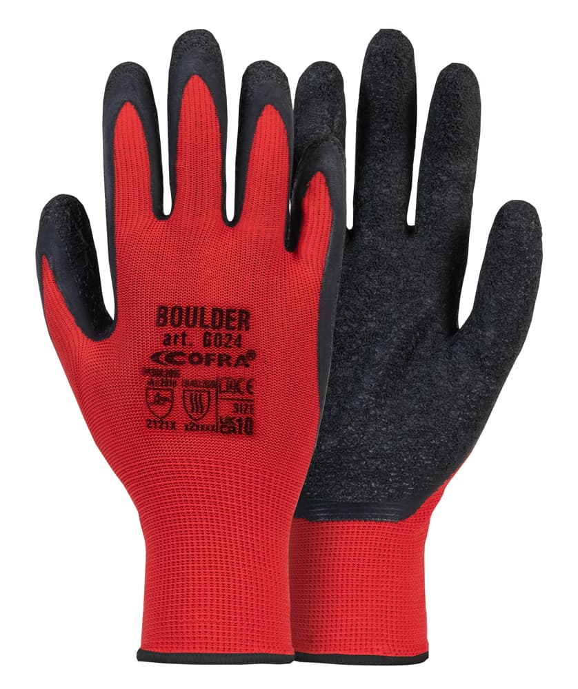 BOULDER DOZ/DOZ (ROSSO/NERO) — 1 Dutzend (12 Paar)