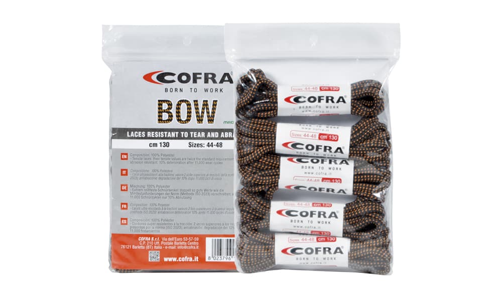 BOW NERO/COGNAC PAIA 5 CM.90