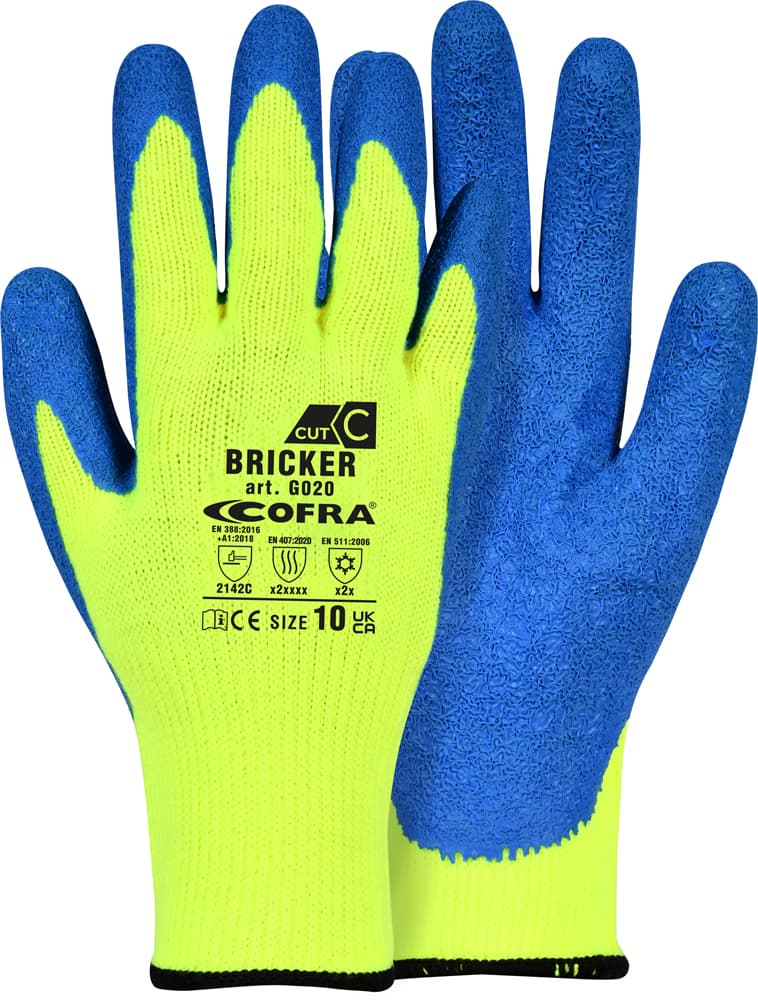 BRICKER DOZ/PAIO (GIA FLU/AZZ) — 1 Dutzend (12 Paar)