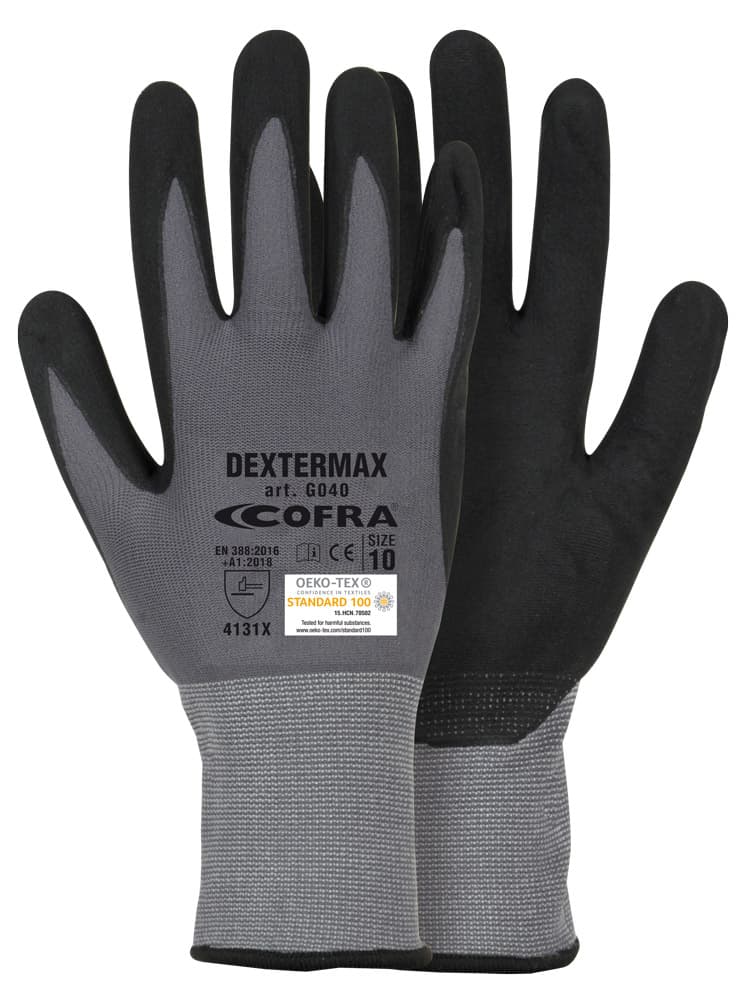 DEXTERMAX DOZ/PAIO (GRIGI/NER) — 1 Dutzend (12 Paar)