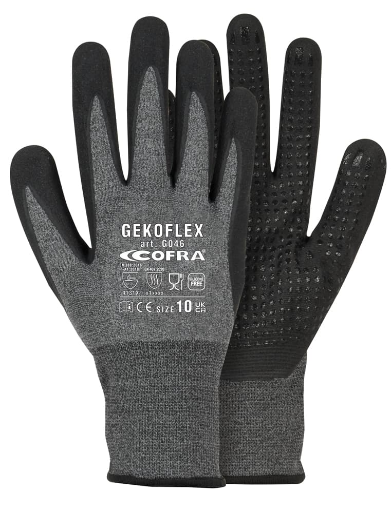 GEKOFLEX DOZ/PAIO (GRIGIO/NER) — 1 Dutzend (12 Paar)