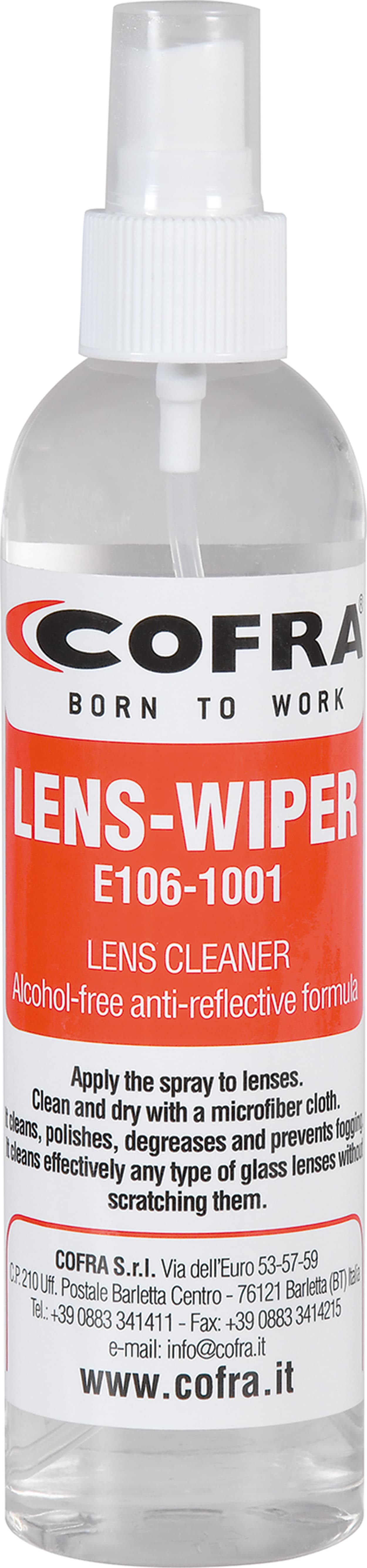 LENS-WIPER (240 ml) BOX=12 PZ — Box, 12 Stück