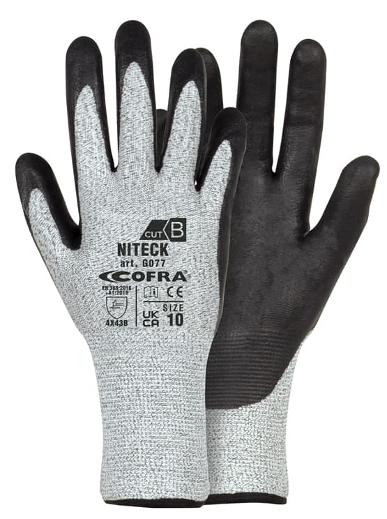 NITECK DOZ/DOZ (BIANC-NER/NER) — 1 Dutzend (12 Paar)