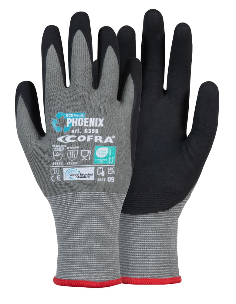 PHOENIX CRT/DOZ (GRIGIO/NERO) — 12 Dutzend (144 Paar)
