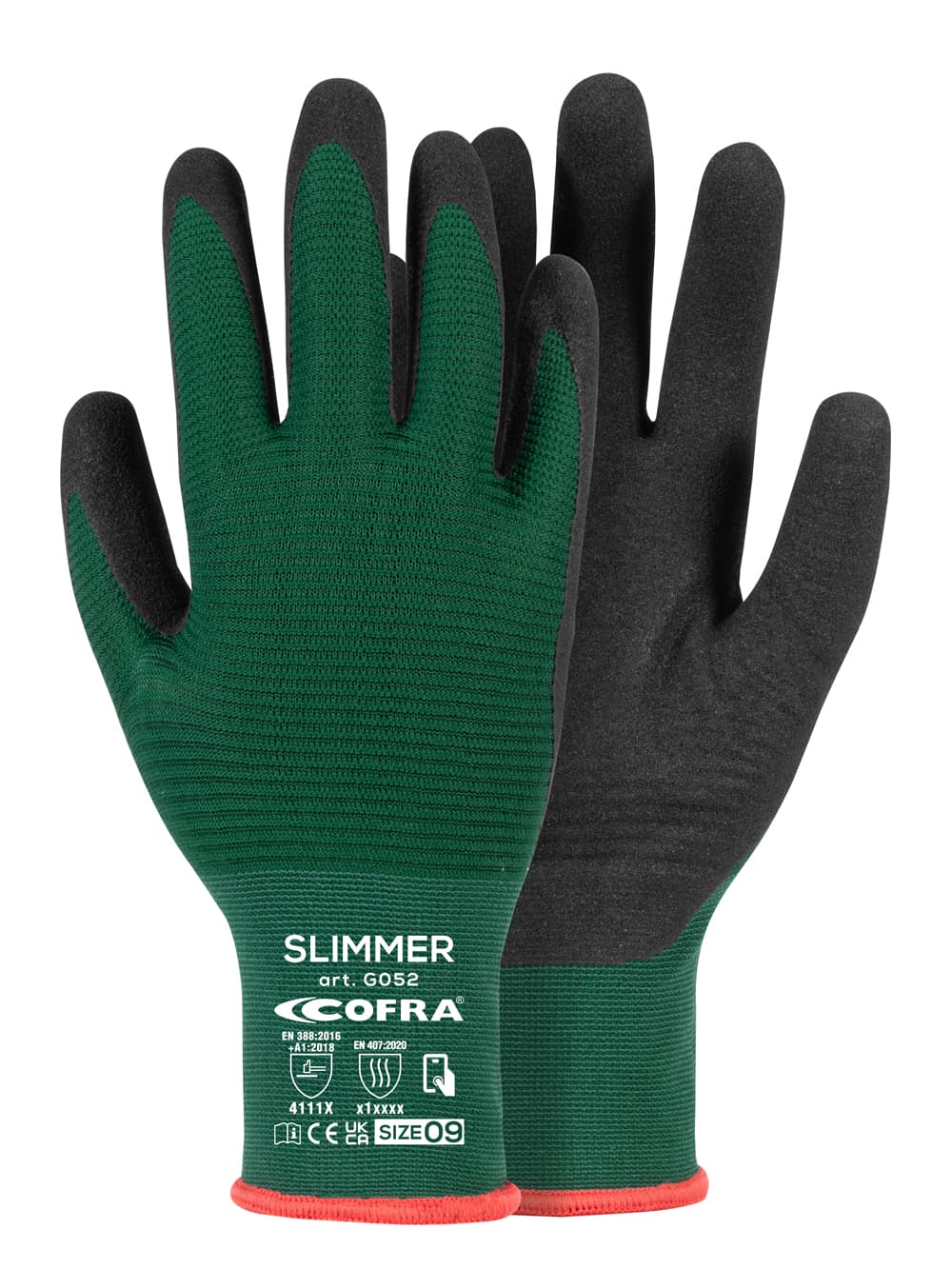 SLIMMER CRT/PAIO (VERDE/NERO) — 20 Dutzend (240 Paar)